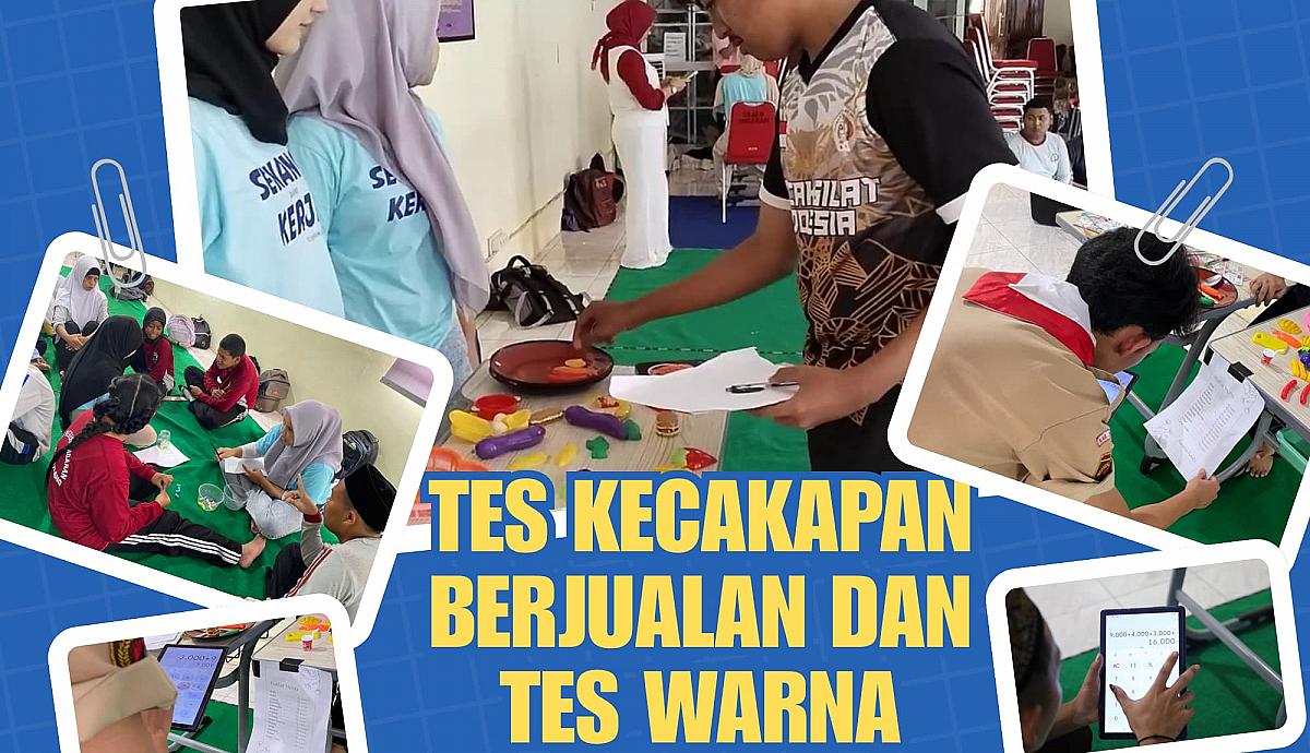 Universitas STEKOM Latih Kemampuan Jualan, Kasir, dan Tes Warna Siswa SLB Negeri Ungaran