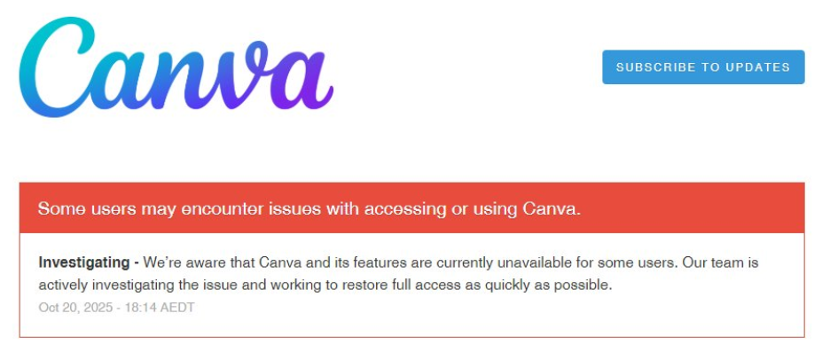 Gangguan AWS Bikin Canva, Roblox, dan Ribuan Situs Dunia Lumpuh