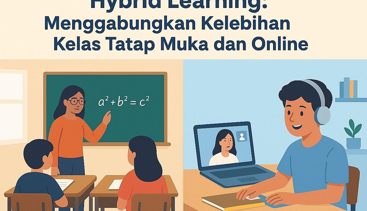 Hybrid Learning: Menggabungkan Kelebihan Kelas Tatap Muka dan Online untuk Meningkatkan Kemampuan Siswa