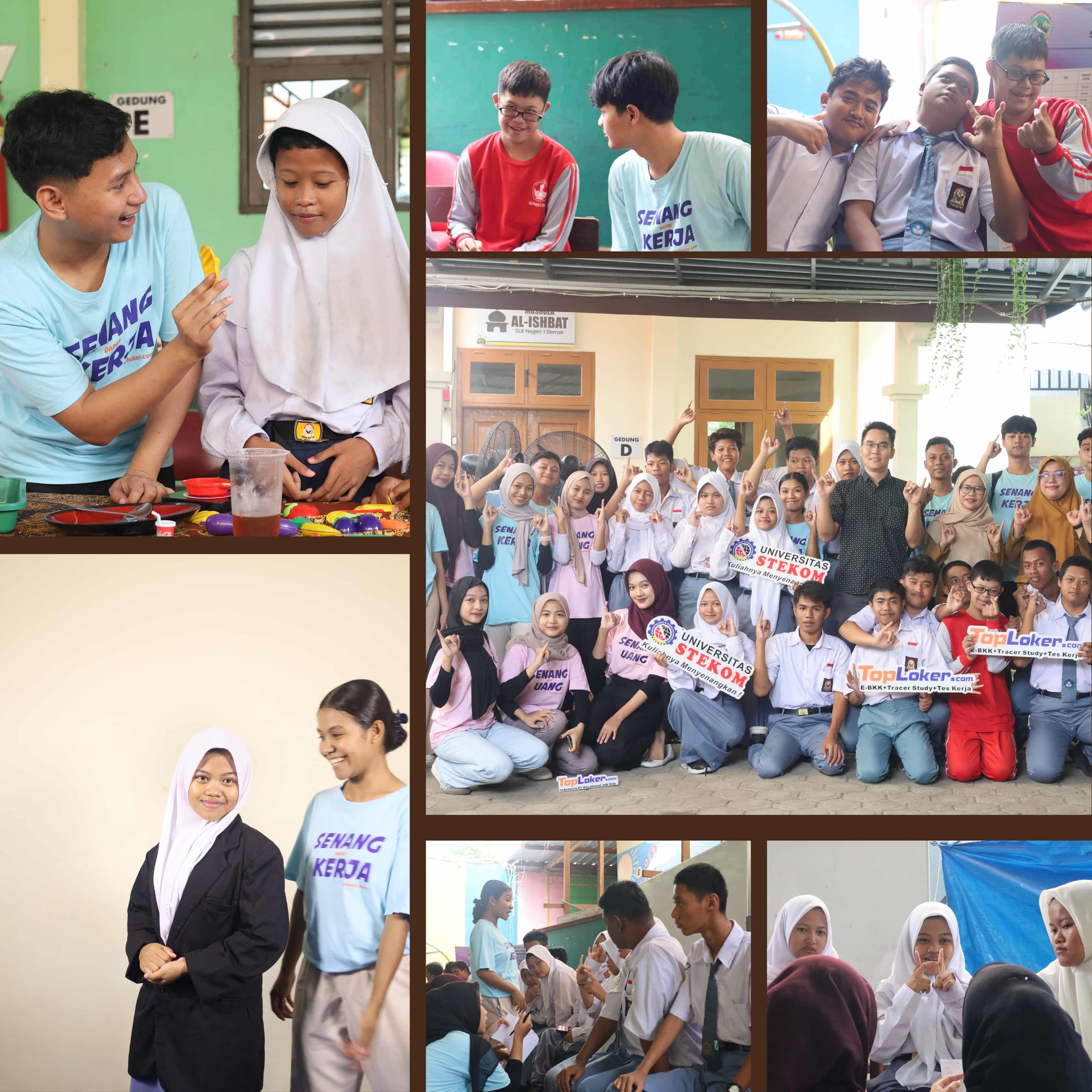 Membangun Keakraban dan Kesiapan Kerja: Universitas Stekom Gelar Program Kakak Asuh di SLB Negeri Demak