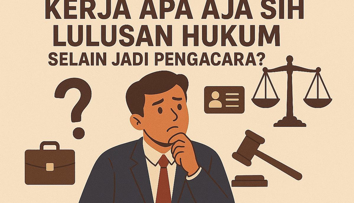 Kerja Apa Aja Sih Lulusan Hukum Selain Jadi Pengacara?