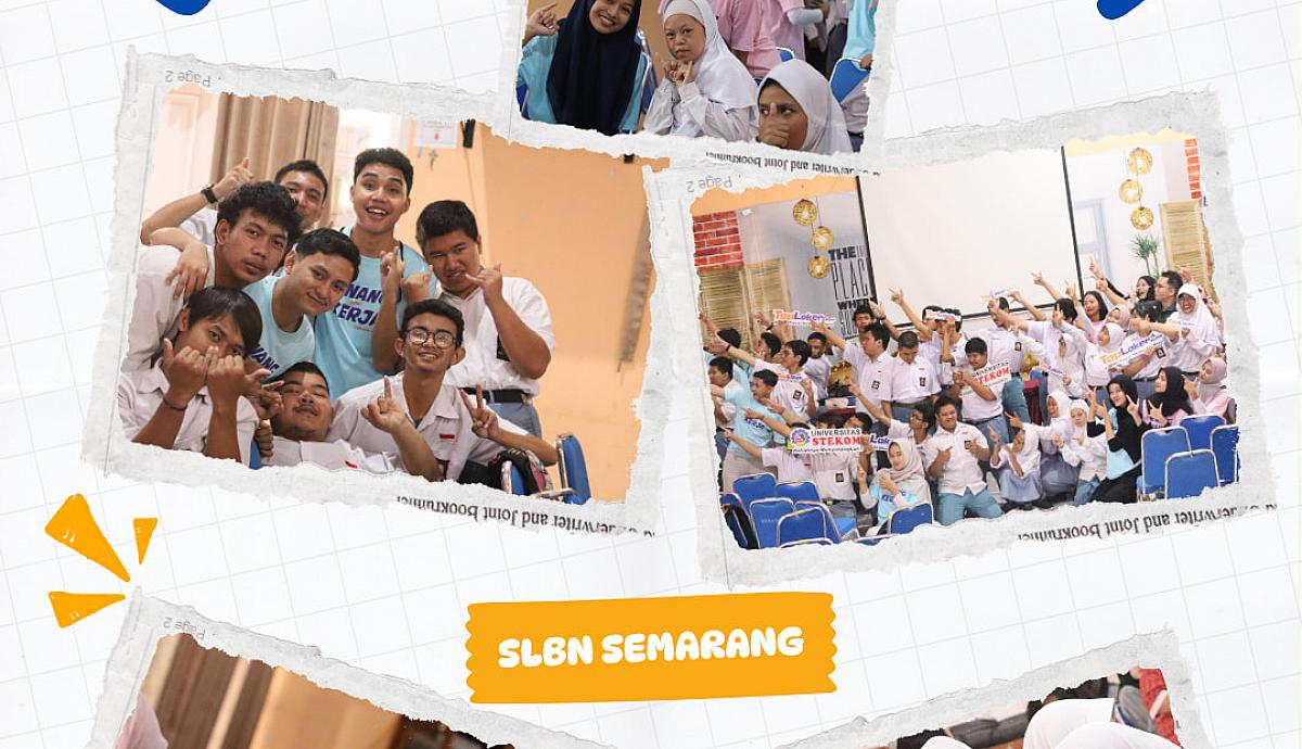 Universitas STEKOM Bangun Keakraban Kakak Asuh dan Adik Asuh di SLB Negeri Semarang