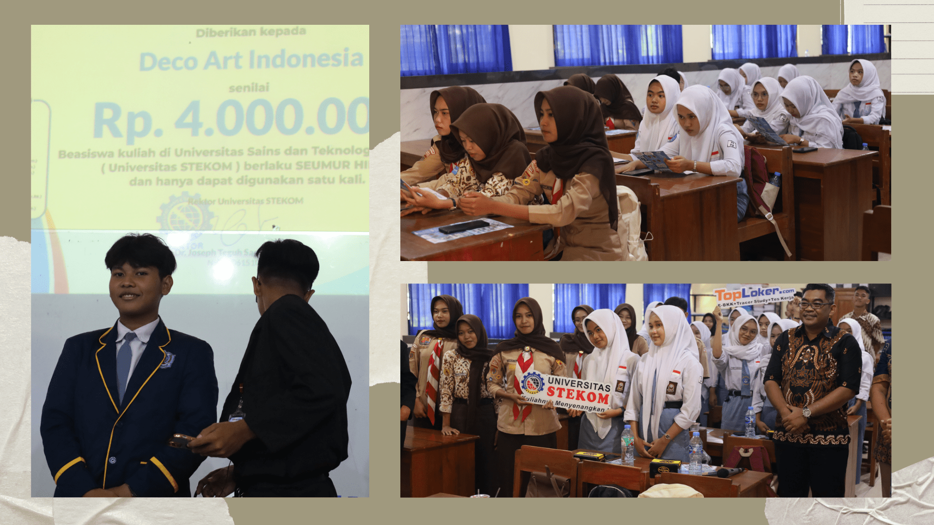 Beasiswa Kuliah Universitas STEKOM untuk SMA Negeri 1 Pulokulon Kabupaten Grobogan