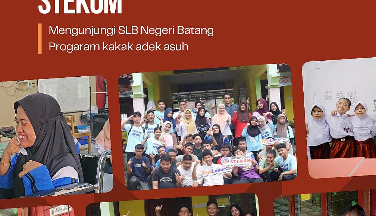 Universitas Stekom Jalin Kedekatan dengan Siswa SLB Negeri Batang Sekaligus Lakukan Seleksi Siswa Siap Kerja