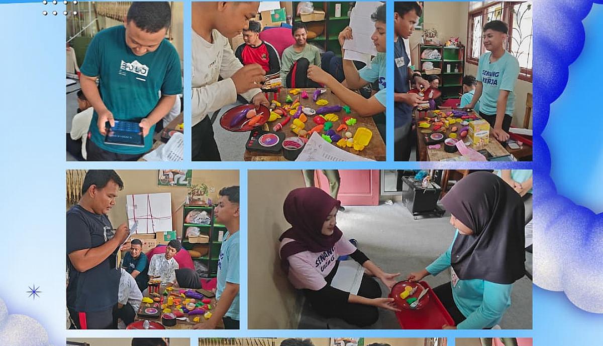 Siswa SLB Negeri Batang Ikuti Tes Warna dan Simulasi Berjualan Bersama Universitas Stekom