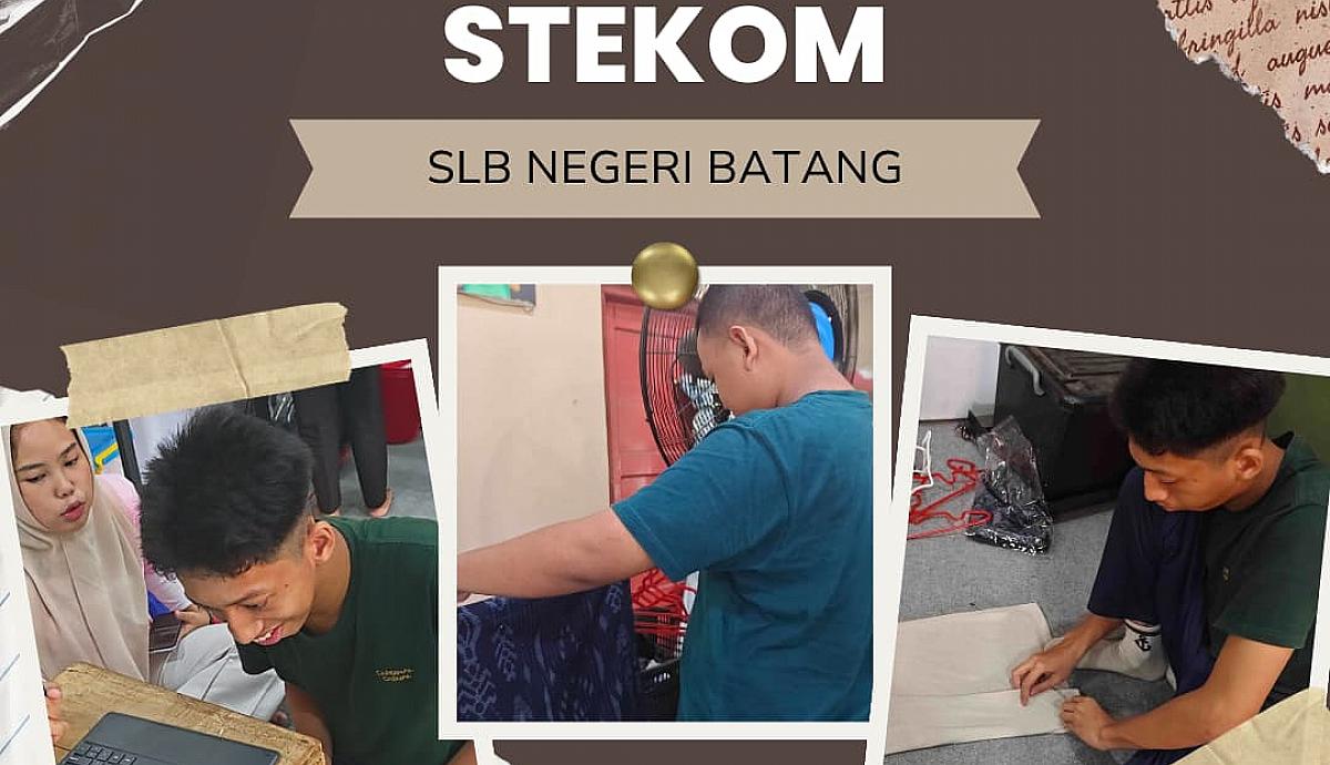 Universitas Stekom Berikan Pelatihan Laundry kepada Siswa SLB Negeri Batang untuk Perkuat Kemandirian