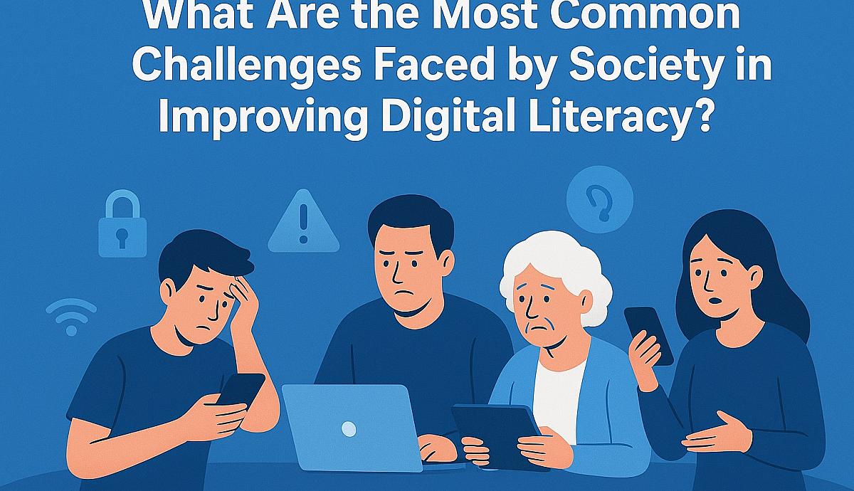 What Are the Most Common Challenges Faced by Society in Improving Digital Literacy?