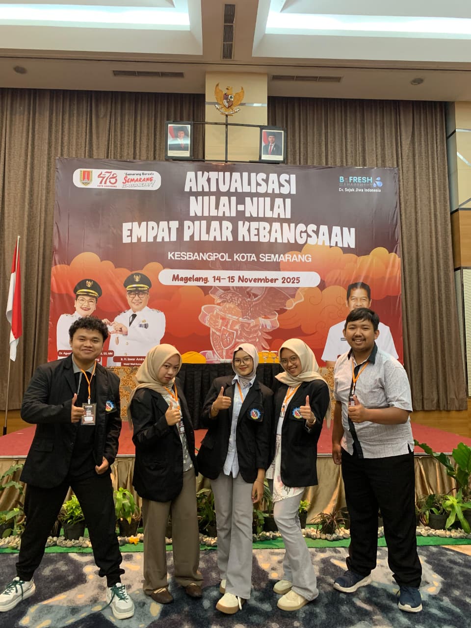 Mahasiswa Universitas STEKOM Ikuti Kegiatan Aktualisasi Nilai-Nilai Empat Pilar Kebangsaan