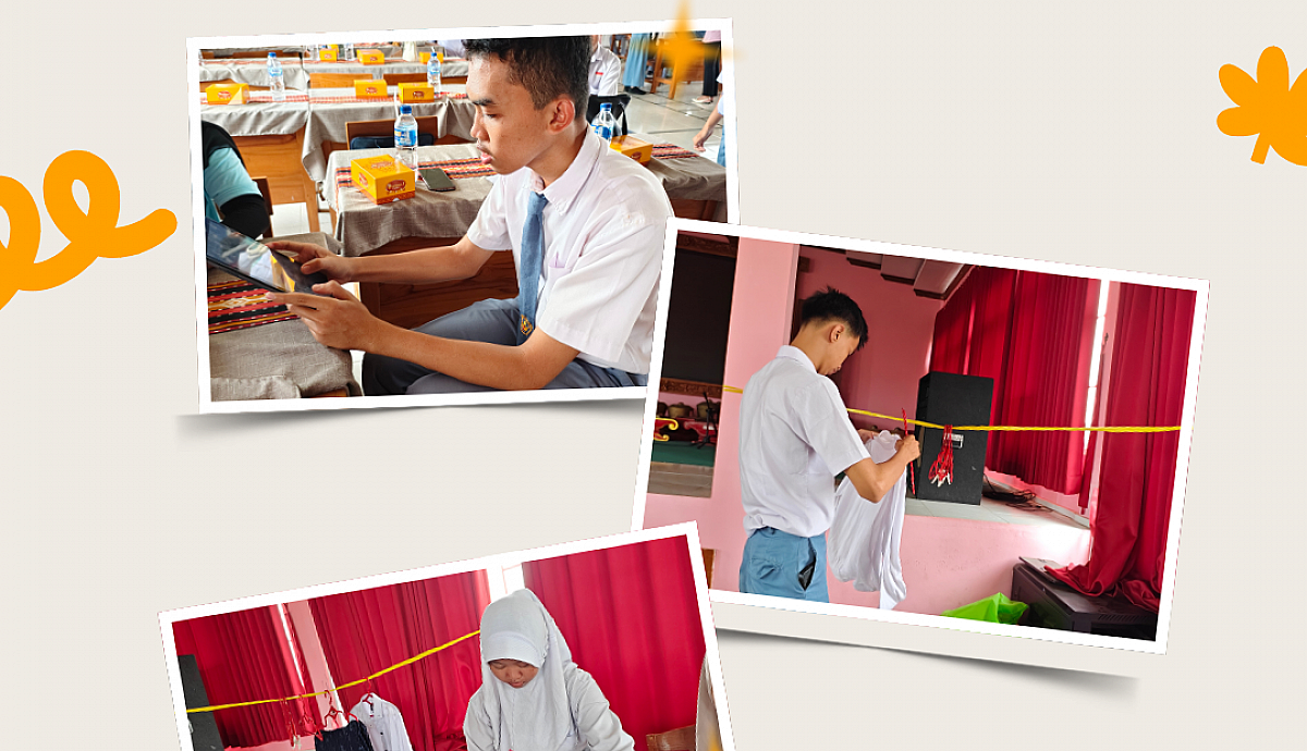 Tes Kecakapan Laundry Berikan Pengalaman Baru bagi Siswa SLB Negeri Jepara