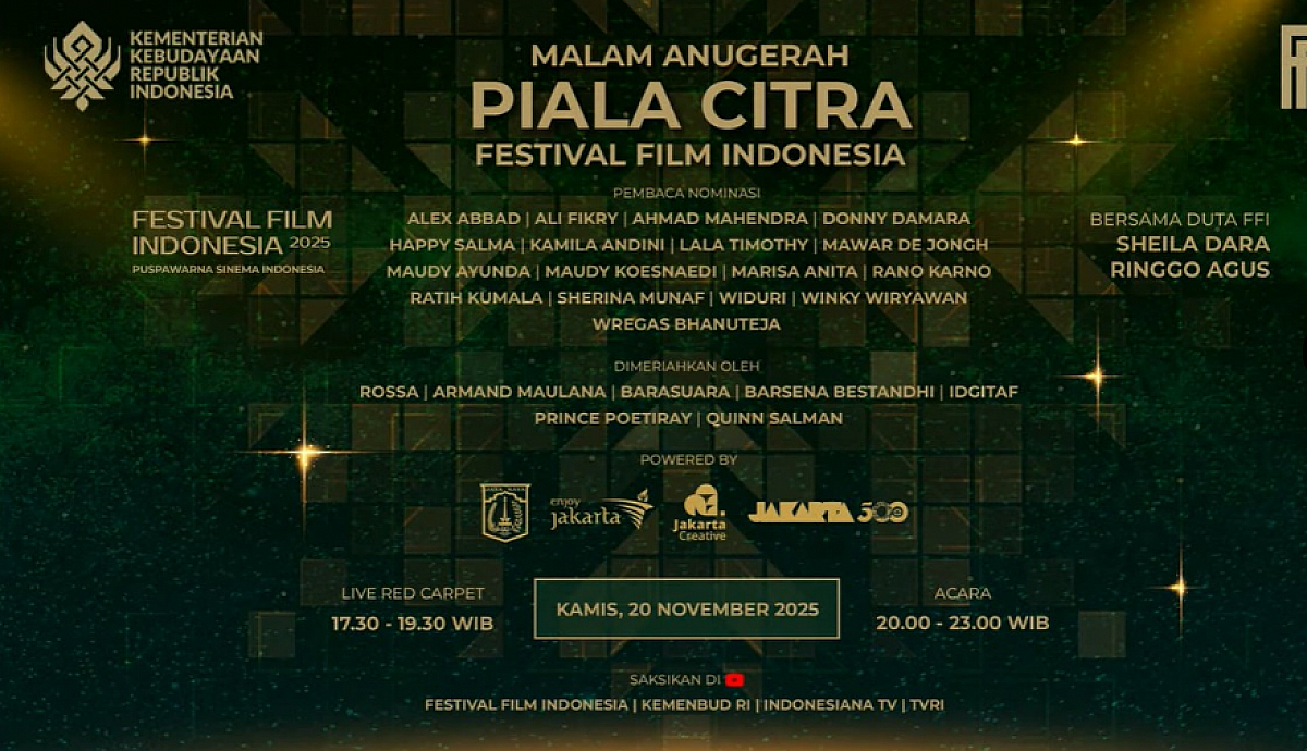 Daftar Lengkap Pemenang FFI 2025, Pangku dan Pengepungan di Bukit Duri Mendominasi