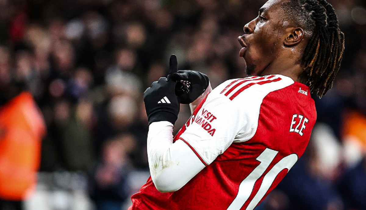 Arsenal Hajar Tottenham 4-1 di Derbi London Utara, Eze Cetak Hat-trick