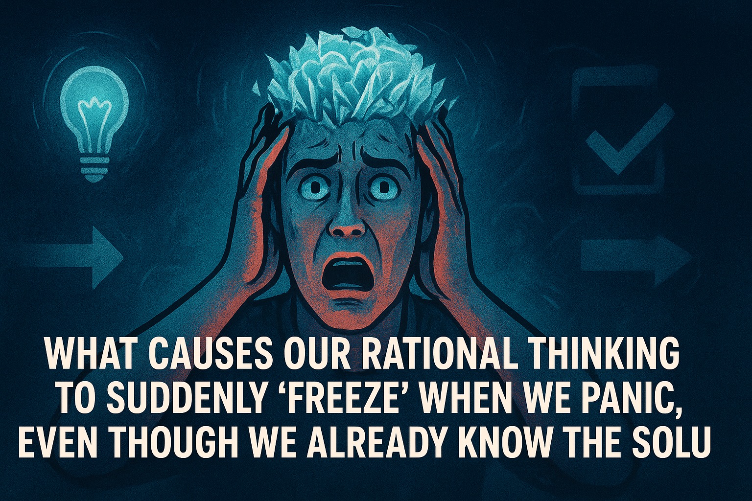 What Causes Our Rational Thinking to Suddenly ‘Freeze’ When We Panic, Even Though We Already Know the Solution?