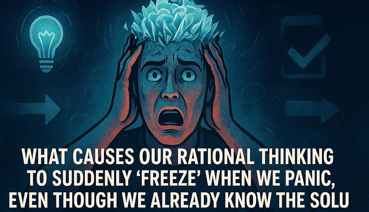 What Causes Our Rational Thinking to Suddenly ‘Freeze’ When We Panic, Even Though We Already Know the Solution?