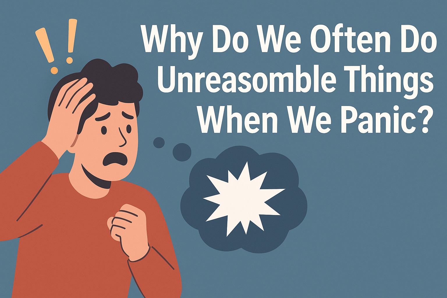 Why Do We Often Do Unreasonable Things When We Panic?
