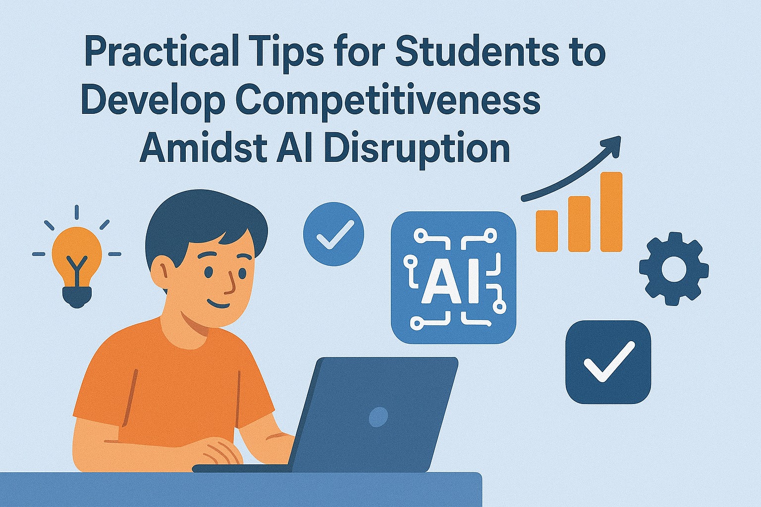 Practical Tips for Students to Develop Competitiveness Amidst AI Disruption