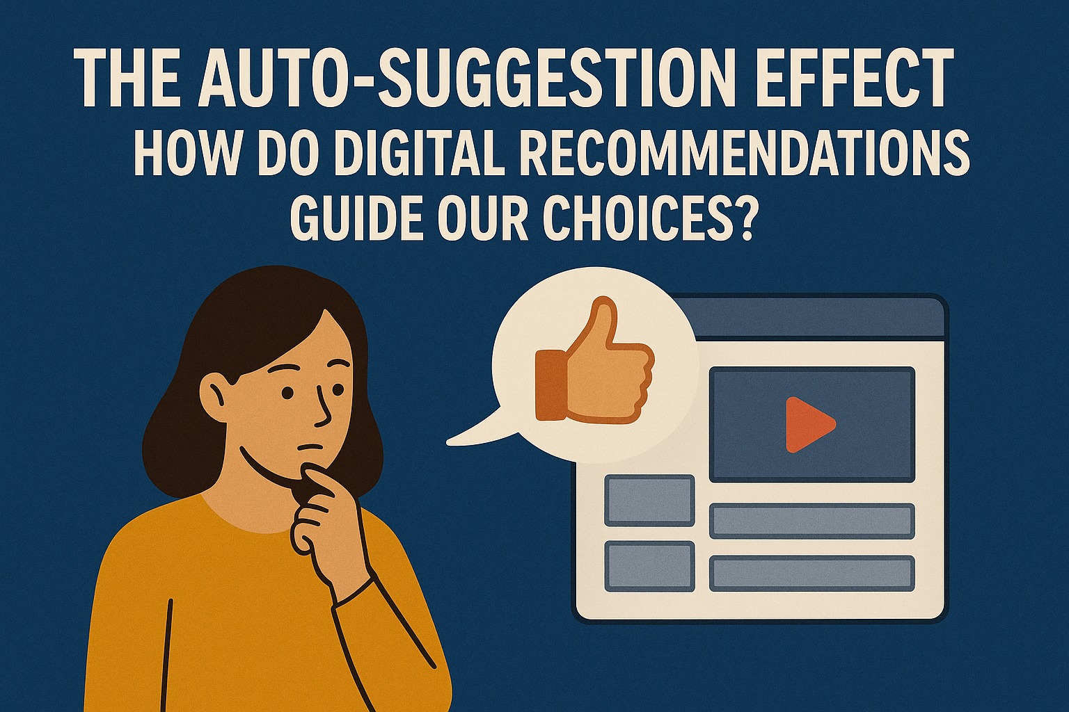 The Auto-Suggestion Effect: How Do Digital Recommendations Guide Our Choices?