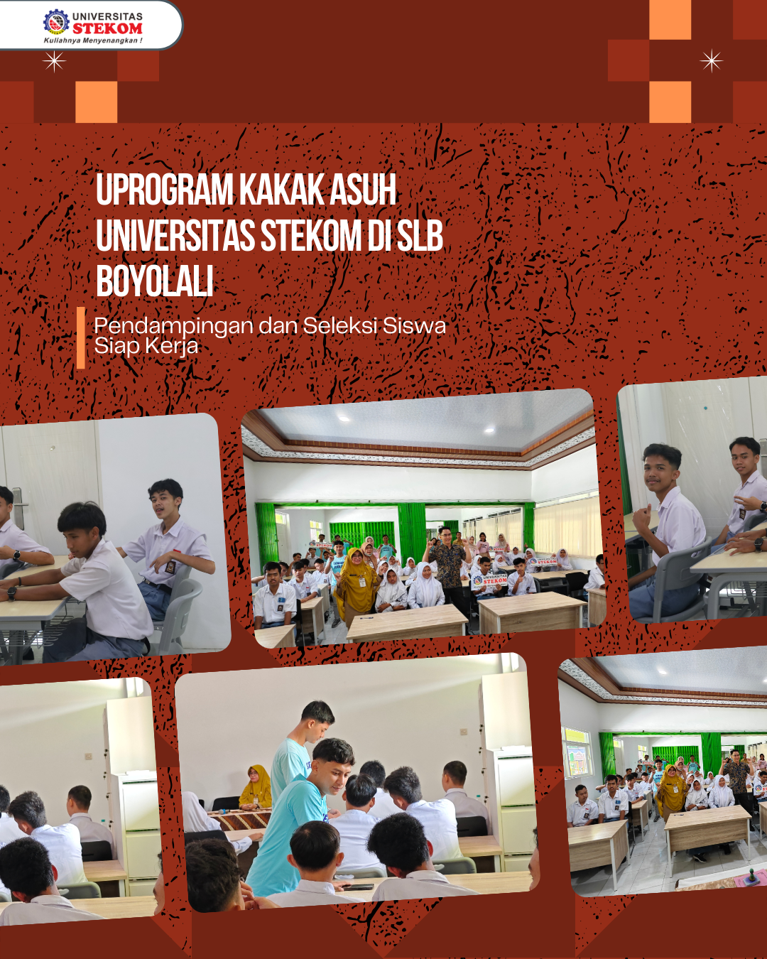 Program Kakak Asuh Universitas Stekom di SLB Negeri Boyolali Pendampingan dan Seleksi Siswa Siap Kerja