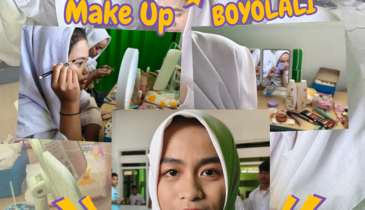 Pelatihan Make Up bagi Siswa Perempuan SLB Negeri Boyolali