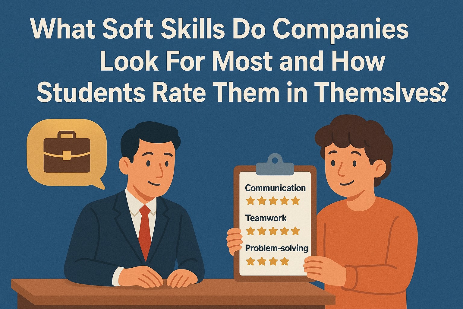 What Soft Skills Do Companies Look For Most and How Students Rate Them in Themselves?