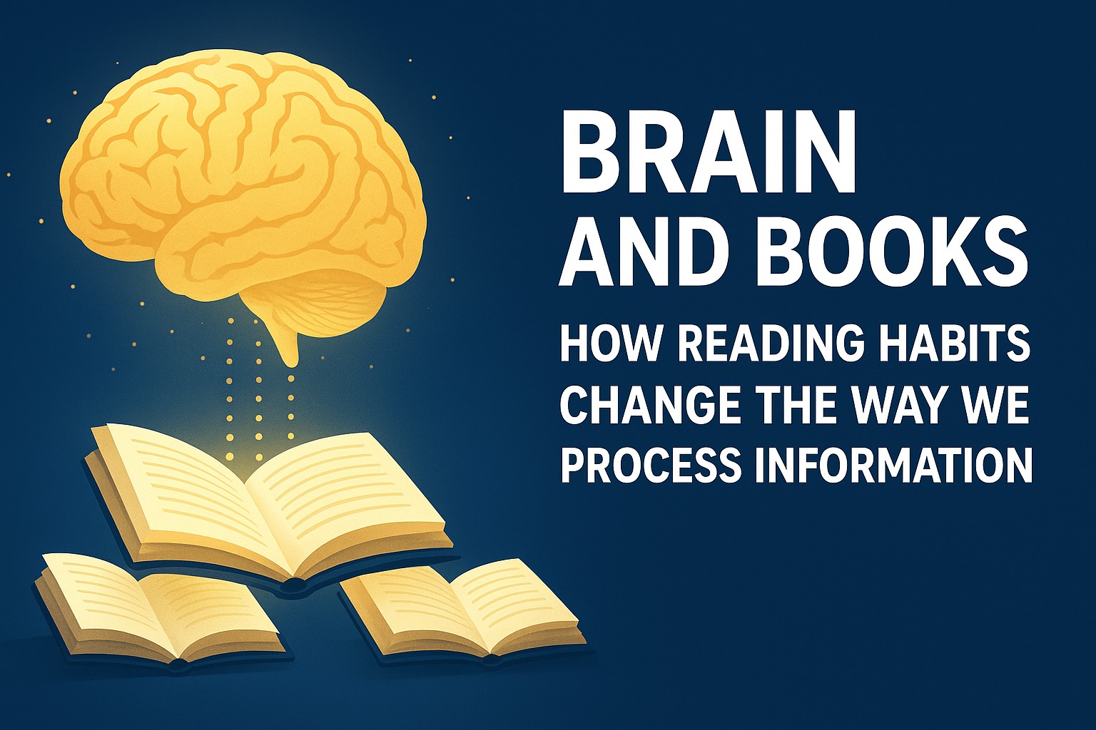 Brain and Books: How Reading Habits Change the Way We Process Information.