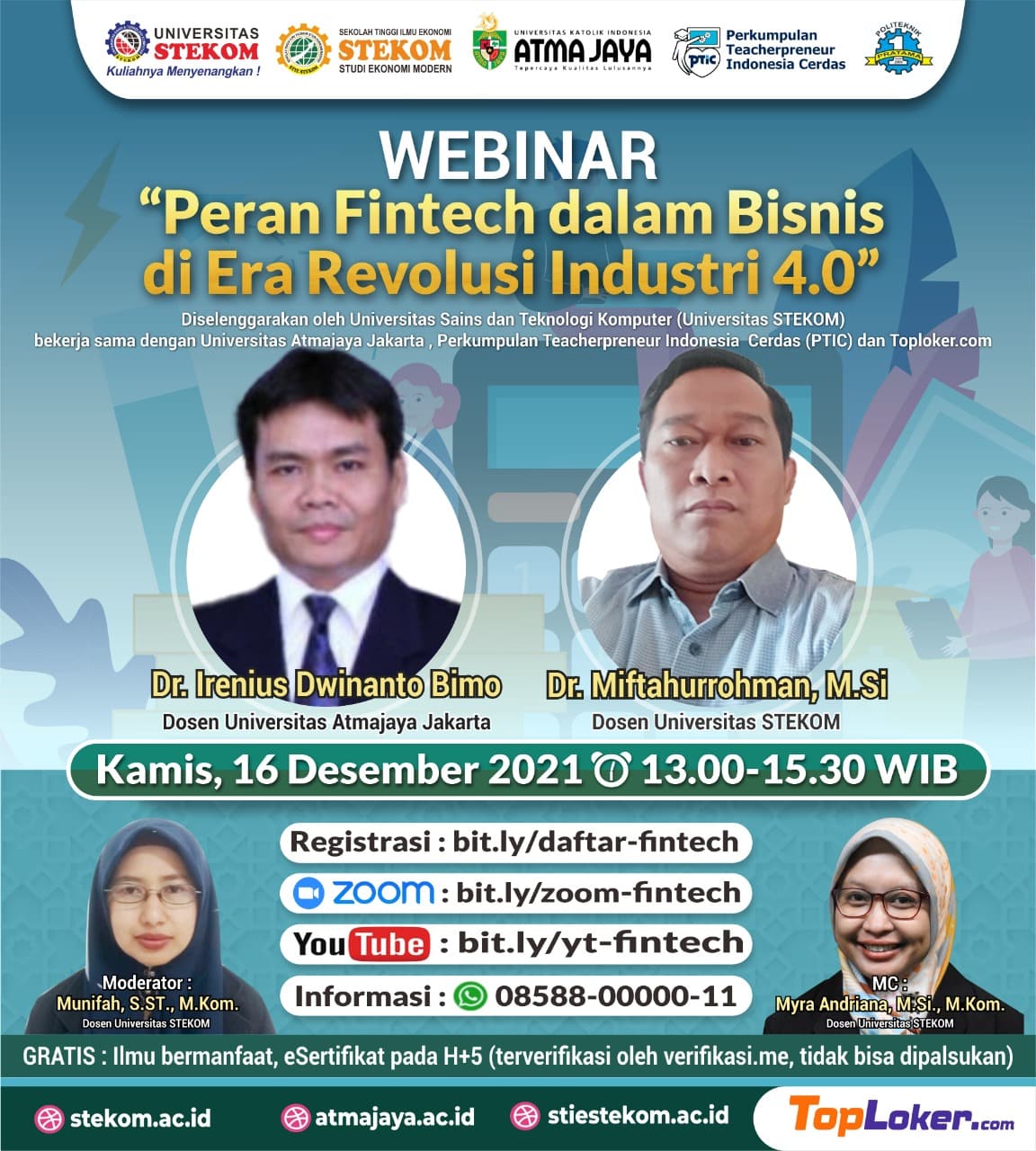 WEBINAR &quot;Peran Fintech dalam Bisnis di Era Revolusi Industri 4.0&quot;