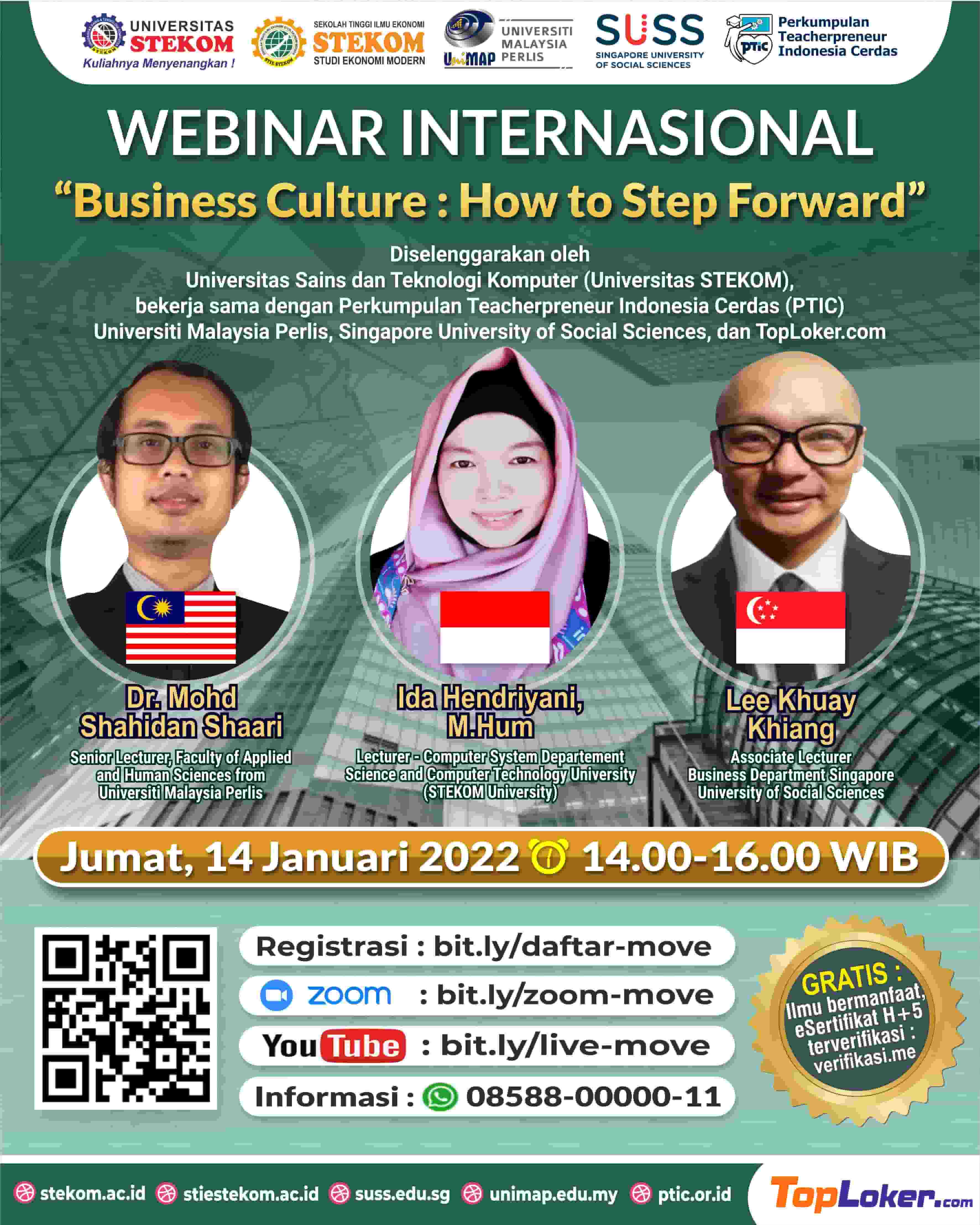 INTERNATIONAL WEBINAR: Business Culture: How to Step Forward