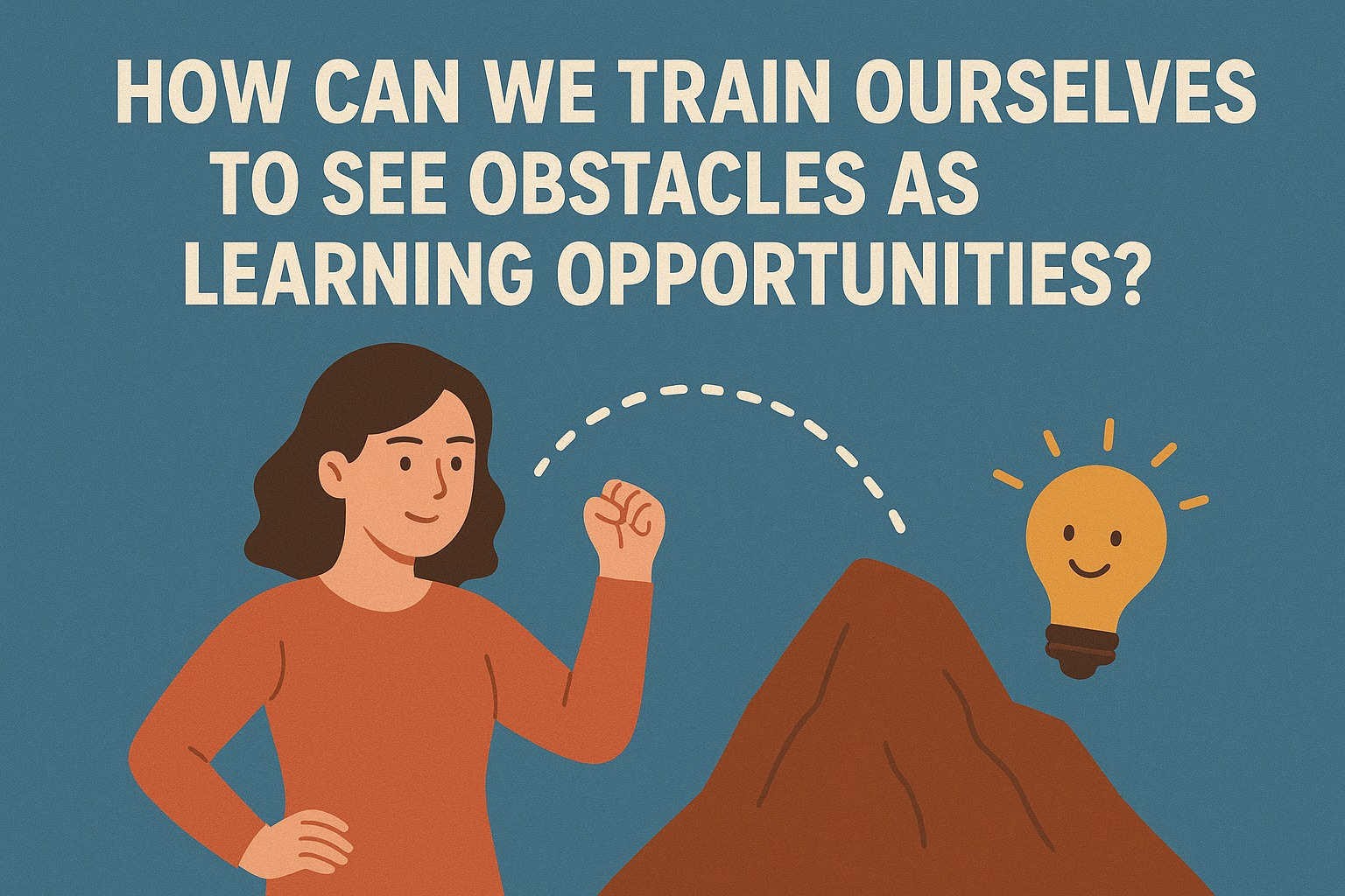 How Can We Train Ourselves to See Obstacles as Learning Opportunities?