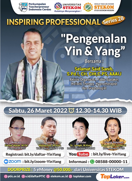 INSPIRING PROFESSIONAL #SERIES 28 : &quot;Pengenalan Yin &amp; Yang&quot;