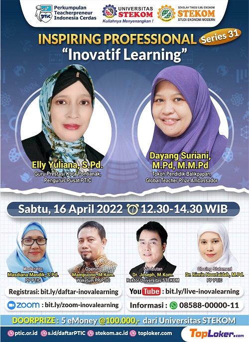 INSPIRING PROFESSIONAL #SERIES &quot;Inovatif Learning&quot;