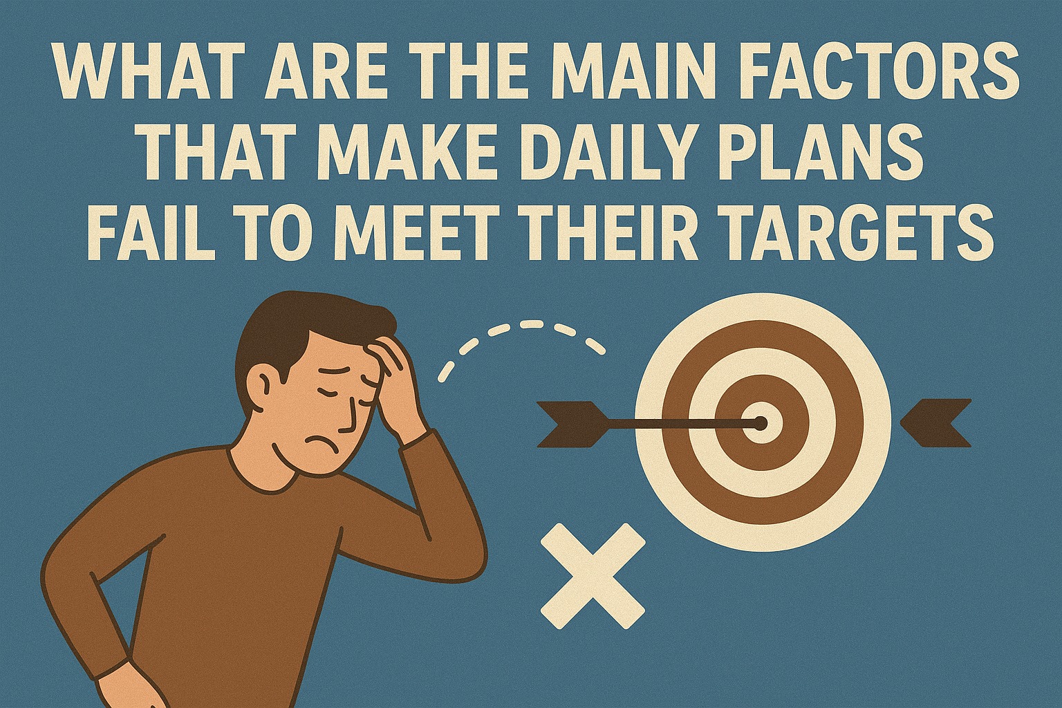 What Are the Main Factors That Make Daily Plans Fail to Meet Their Targets?