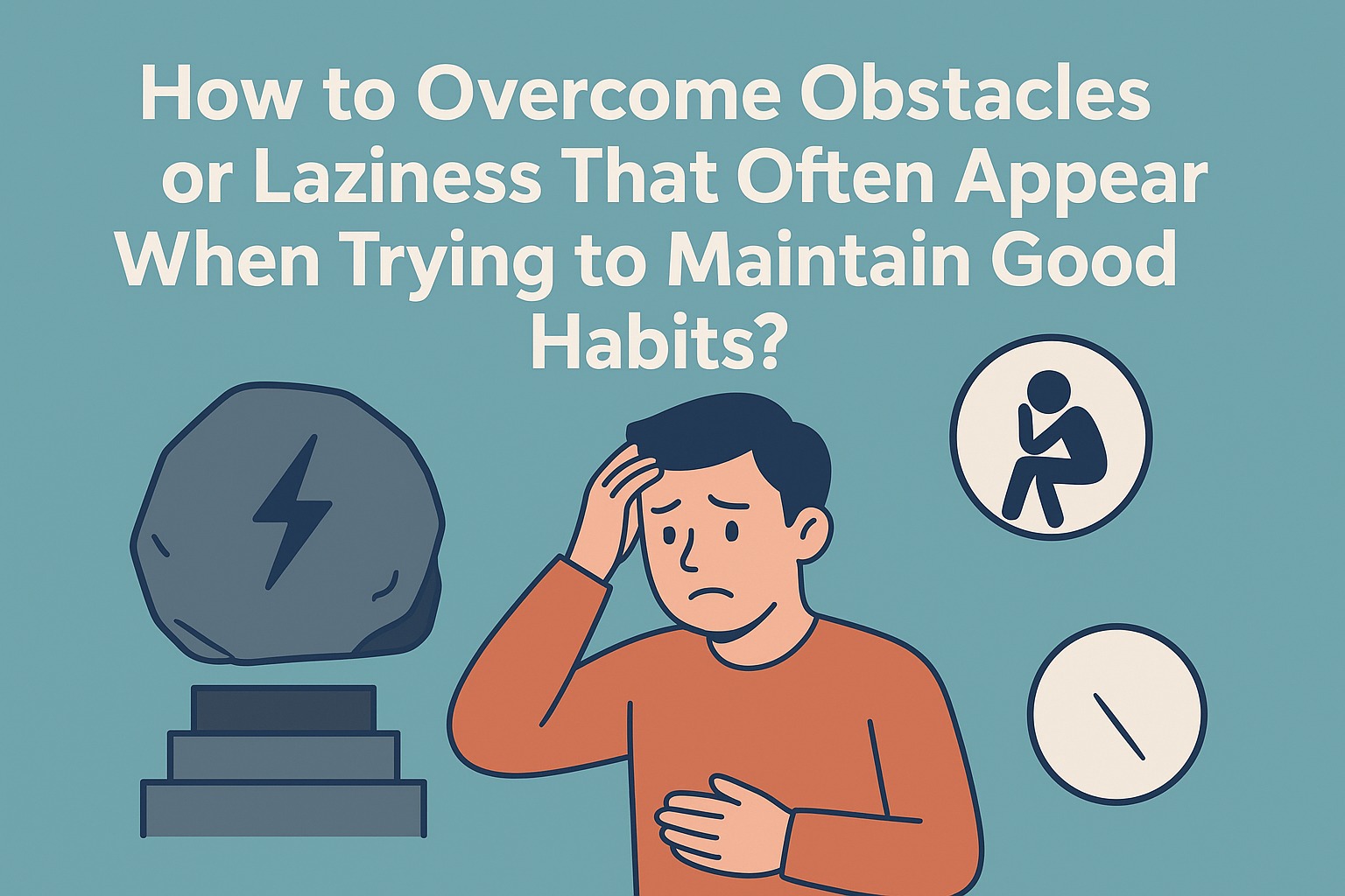 How to Overcome Obstacles or Laziness That Often Appear When Trying to Maintain Good Habits?