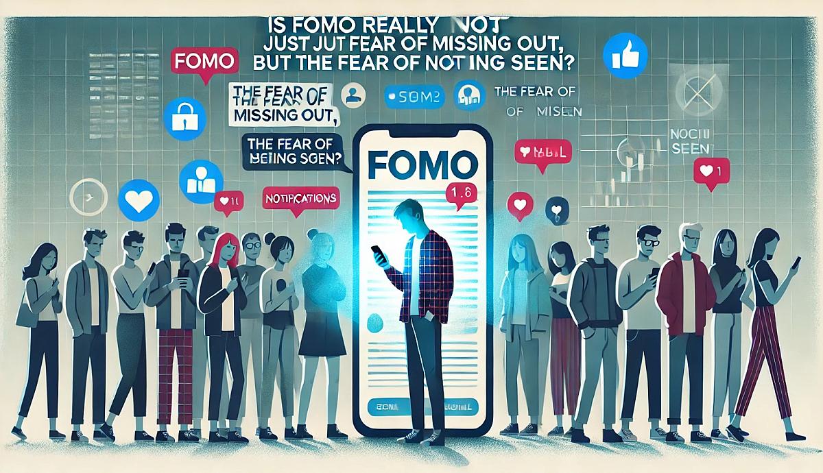 Is FOMO Really Not Just the Fear of Missing Out, but the Fear of Not Being ‘Seen’?