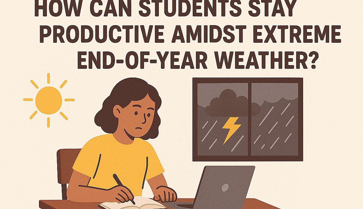 How Can Students Stay Productive Amidst Extreme End-of-Year Weather?
