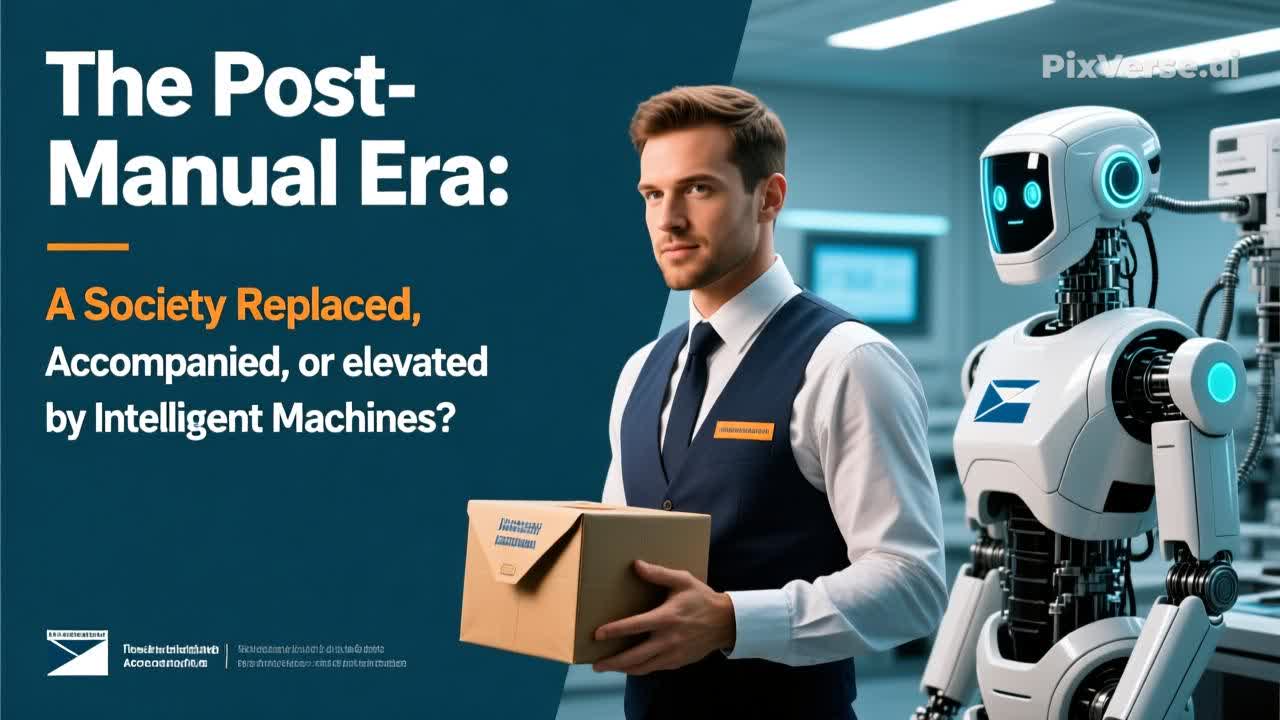 The Post-Manual Era: A Society Replaced, Accompanied, or Elevated by Intelligent Machines?