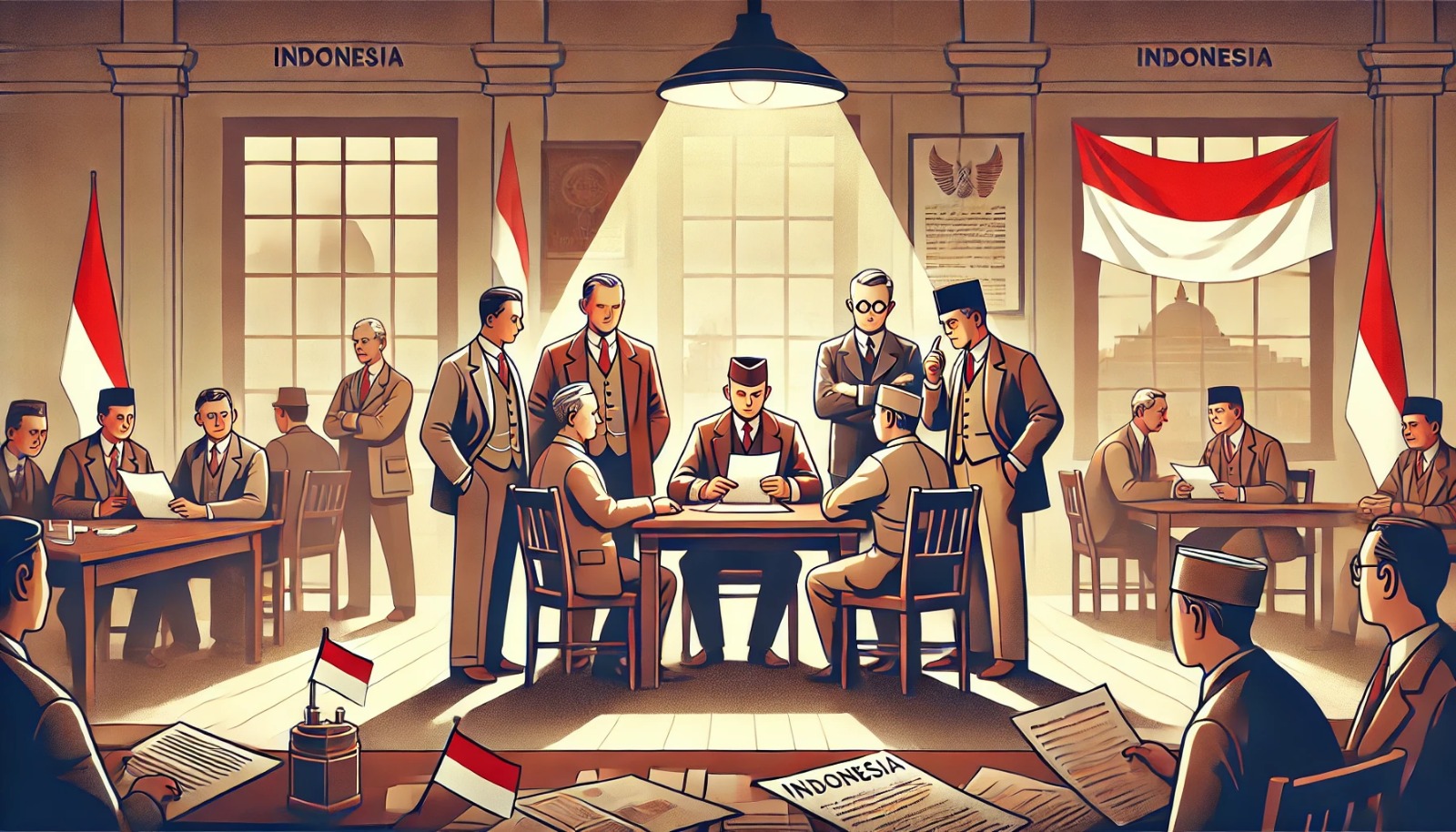What Was the Role of National Figures in the Process Leading to Indonesia’s Proclamation of Independence?