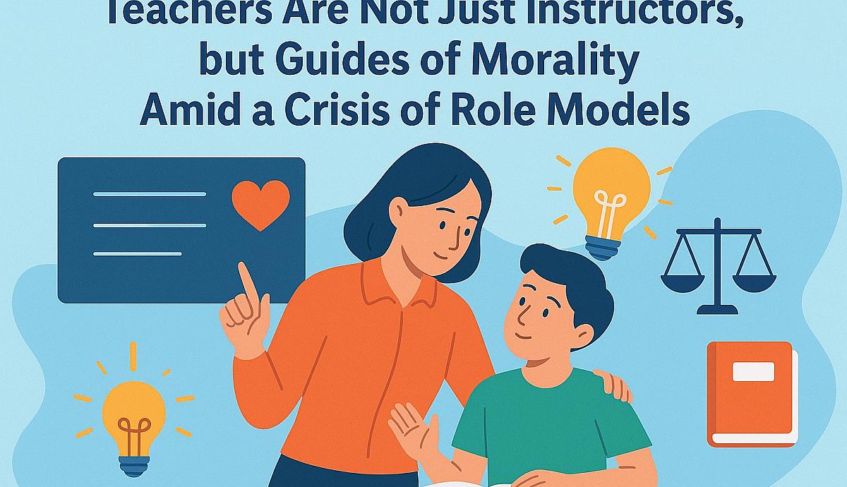 Teachers Are Not Just Instructors, but Guides of Morality Amid a Crisis of Role Models