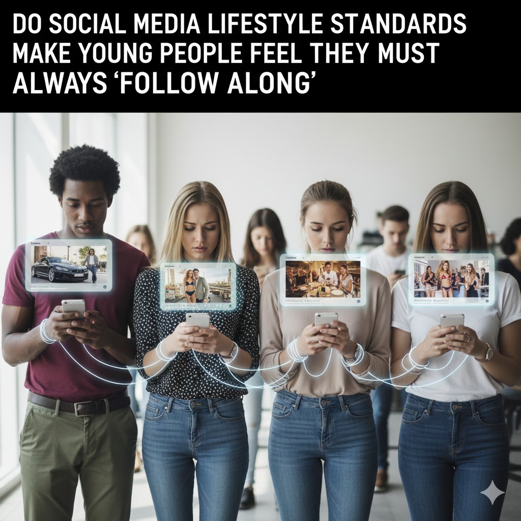 Do Social Media Lifestyle Standards Make Young People Feel They Must Always ‘Follow Along’