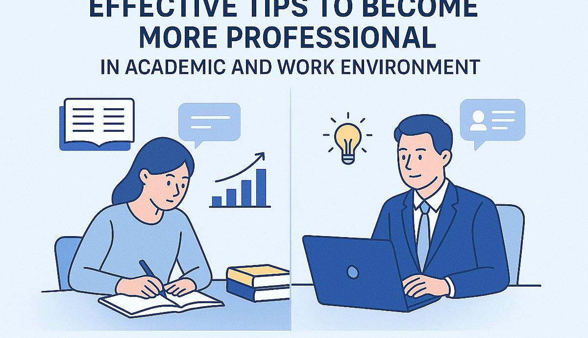 TEffective Tips to Become More Professional in Academic and Work Environment