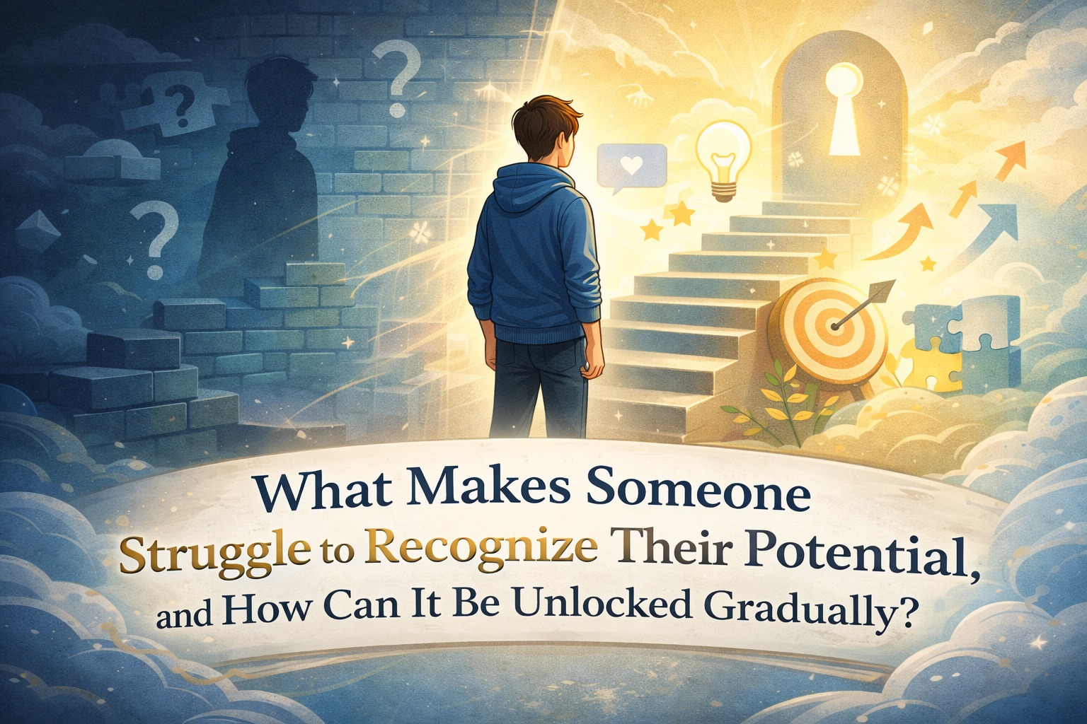 What Makes Someone Struggle to Recognize Their Potential, and How Can It Be Unlocked Gradually?