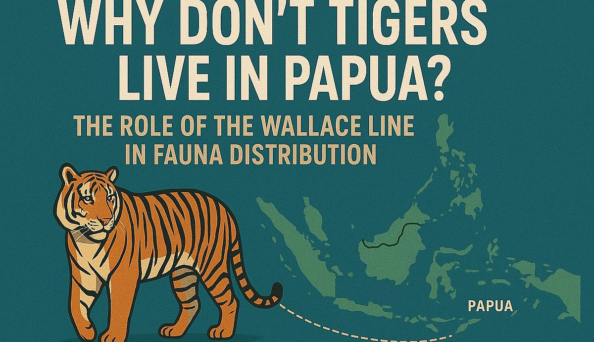 Why Don't Tigers Live in Papua? The Role of the Wallace Line in Fauna Distribution