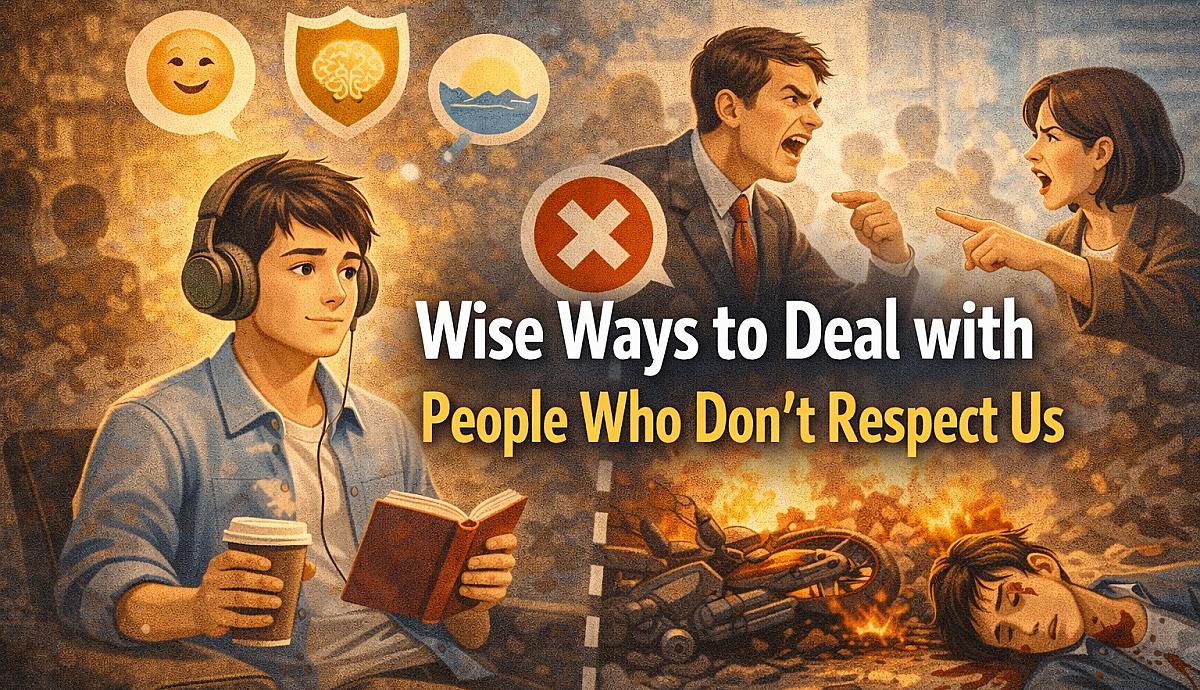 Wise Ways to Deal with People Who Don't Respect Us