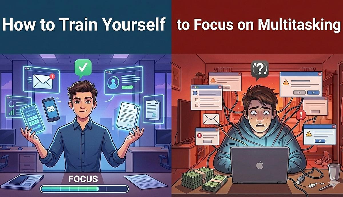 How to Train Yourself to Focus on Multitasking