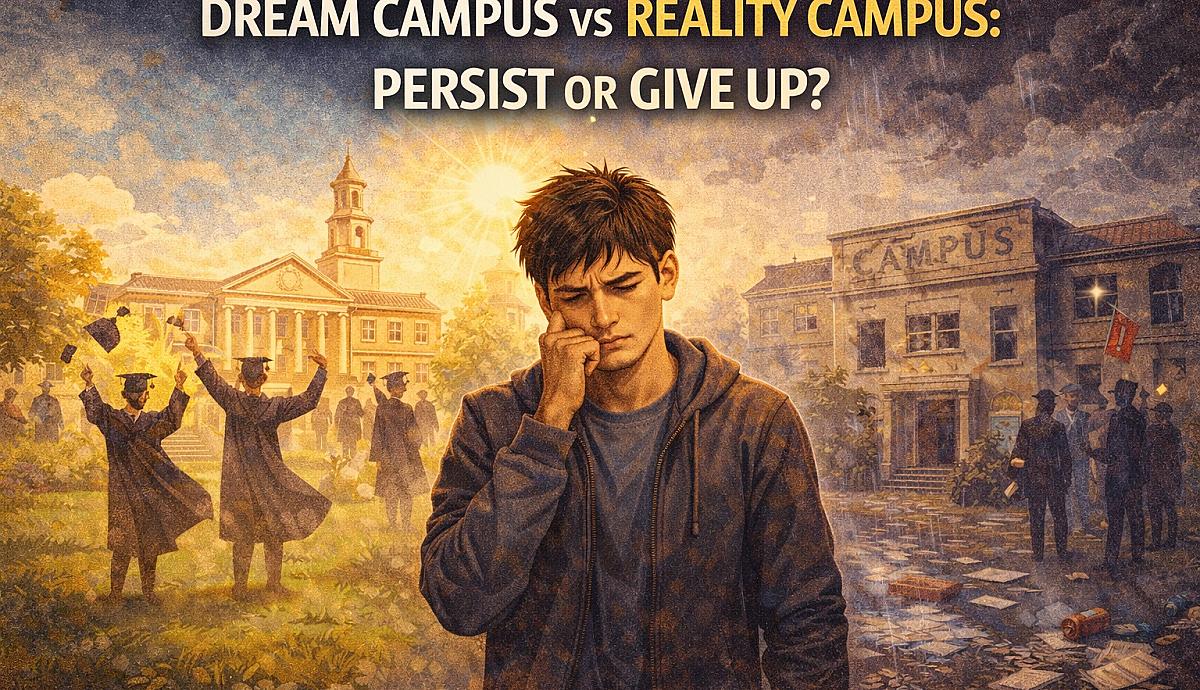 DREAM CAMPUS VS REALITY CAMPUS: PERSIST OR GIVE UP?
