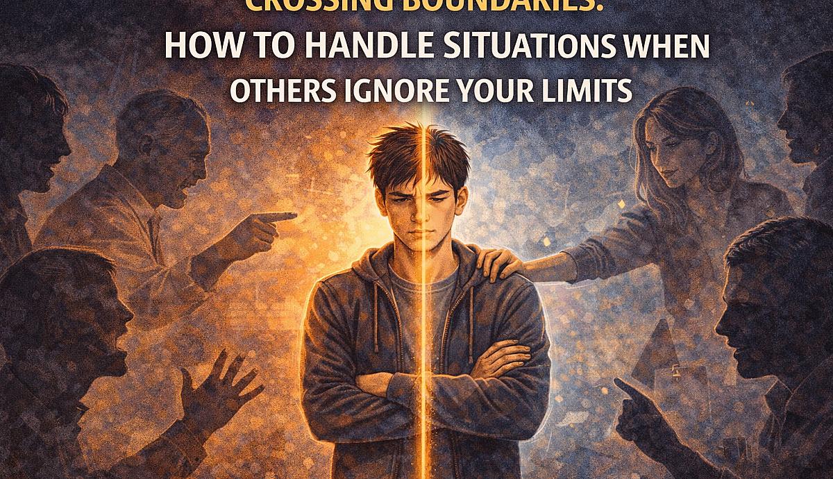 CROSSING BOUNDARIES: HOW TO HANDLE SITUATIONS WHEN OTHERS IGNORE YOUR LIMITS