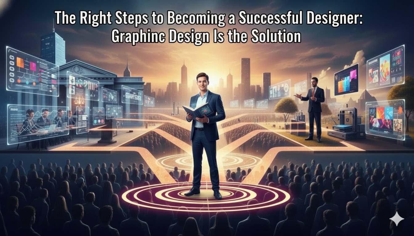 The Right Steps to Becoming a Successful Designer: Studying Graphic Design Is the Solution