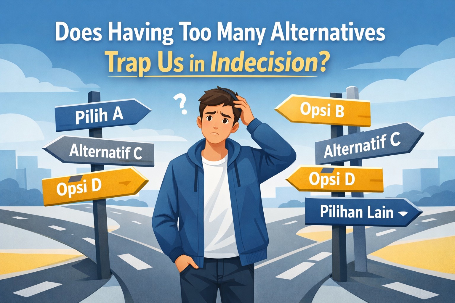Does Having Too Many Alternatives Trap Us in Indecision?