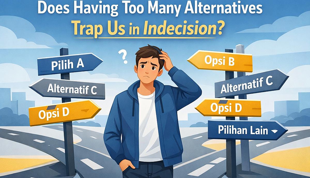 Does Having Too Many Alternatives Trap Us in Indecision?