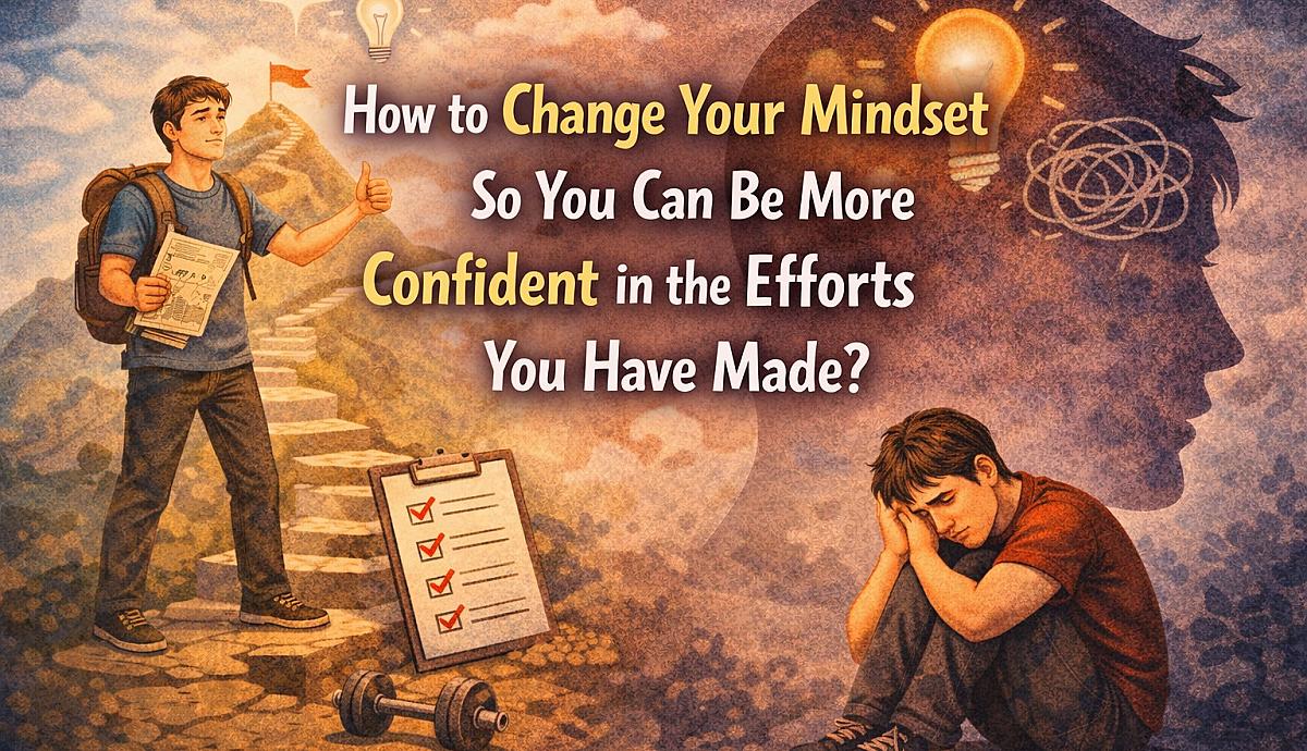 How to Change Your Mindset So You Can Be More Confident in the Efforts You Have Made?