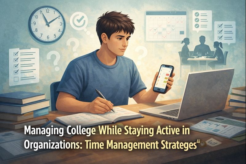 Managing College While Staying Active in Organizations: Time Management Strategies for Active Students