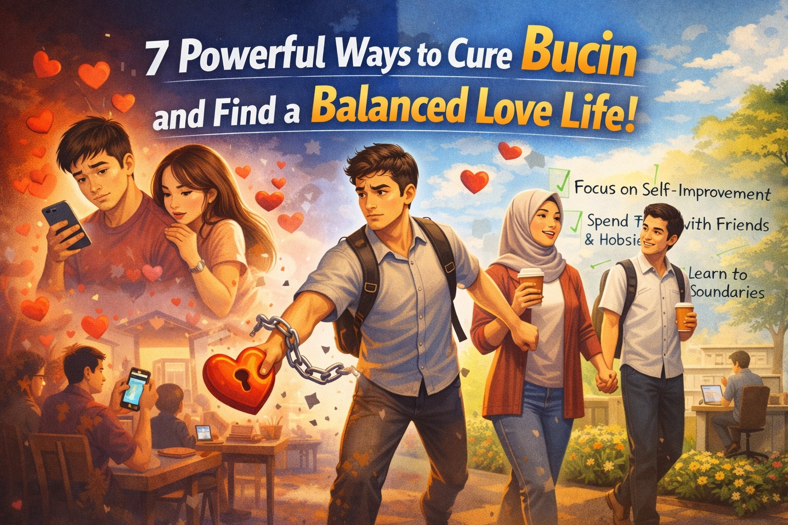 7 Powerful Ways to Cure Bucin and Find a Balanced Love Life!
